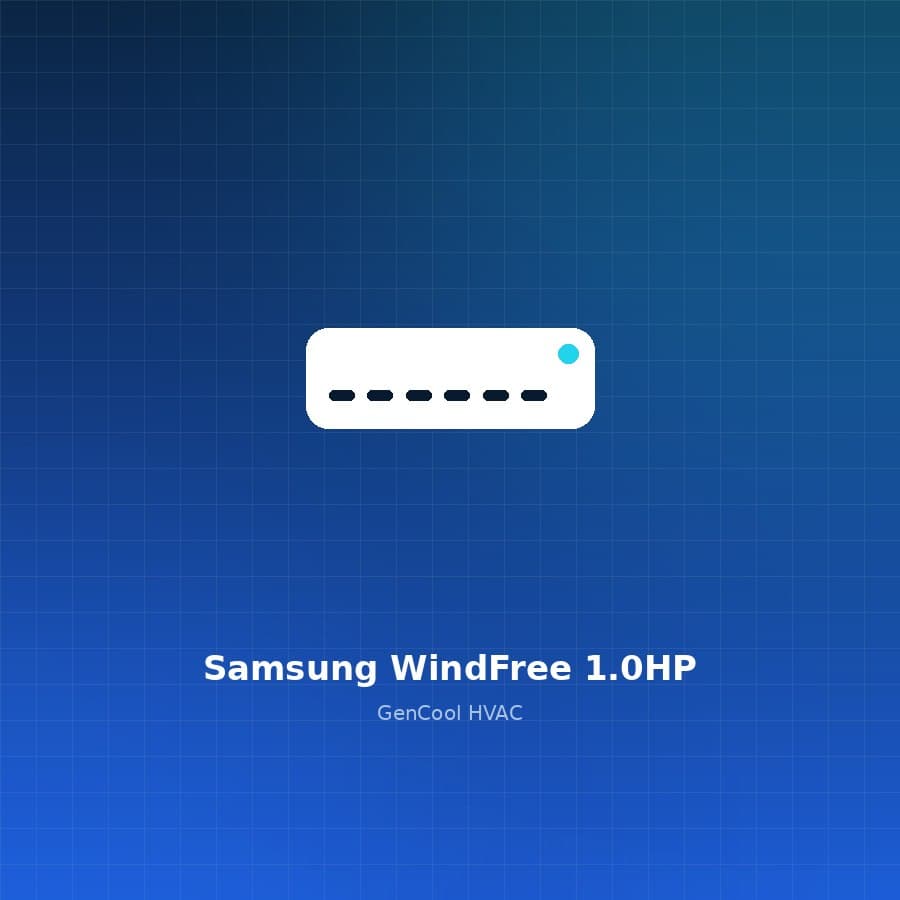 WindFree Inverter Split-Type AC — 1.0 HP